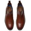 CLARKS MENS LACE ANKLE BOOT - DARK TAN